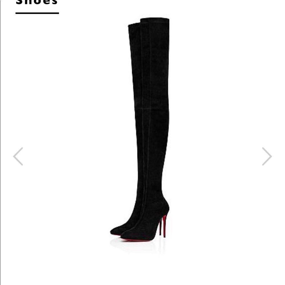 Christian louboutin boots heels